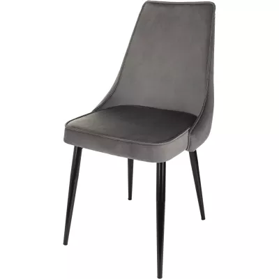 Стул для дома Бюрократ CH-K4_2 комплект 2шт т.серый Holland 18 металл черный на ножках (CH-K4_1/HL18_2)