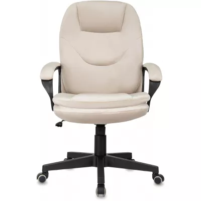 Кресло руководителя Бюрократ CH-668 светло-бежевый Holland 06 крестов. пластик