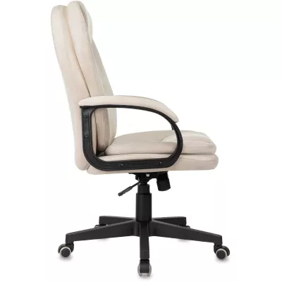 Кресло руководителя Бюрократ CH-668 светло-бежевый Holland 06 крестов. пластик