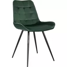 Стул для дома Бюрократ CH-K2 зеленый Holland 30 металл черный на ножках (CH-K2_1/HL30)