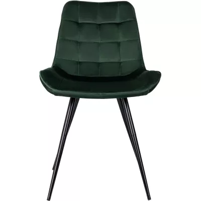 Стул для дома Бюрократ CH-K2 зеленый Holland 30 металл черный на ножках (CH-K2_1/HL30)