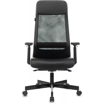 Кресло эргономичное Бюрократ T-995 черный TW-01 экокожа/сетка с подголов. крестов. металл черный