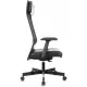 Кресло эргономичное Бюрократ T-995 черный TW-01 экокожа/сетка с подголов. крестов. металл черный