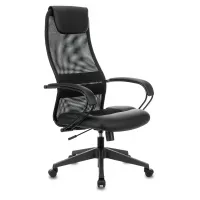 Кресло эргономичное Бюрократ CH-608 черный TW-01 сиденье черный TW-11 экокожа/сетка с подголов. крестов. пластик