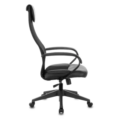 Кресло эргономичное Бюрократ CH-608 черный TW-01 сиденье черный TW-11 экокожа/сетка с подголов. крестов. пластик