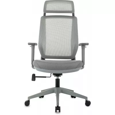 Кресло эргономичное Бюрократ MC-G411N-H серый сетка/ткань с подголов. крестов. пластик пластик серый