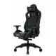 Кресло игровое Knight Titgame черный экокожа с подголов. крестов. пластик