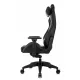 Кресло игровое Knight Titgame черный экокожа с подголов. крестов. пластик
