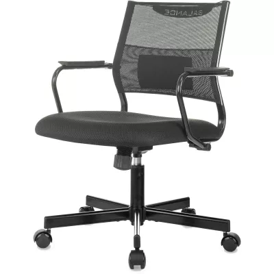 Кресло Бюрократ CH Balance-Low черный Elastic-102 TW-11 сетка/ткань низк.спин. крестов. металл черный