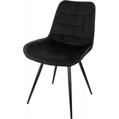 Стул для дома Бюрократ CH-K2_4 комплект 4шт черный Holland 75 металл черный на ножках (CH-K2_1/HL75_4)