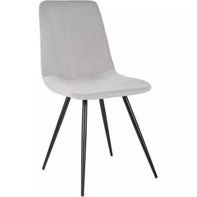 Стул для дома Бюрократ CH-K6_4 комплект 4шт св.серый Holland 09 металл черный на ножках (CH-K6_1/HL09_4)