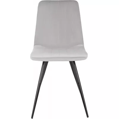 Стул для дома Бюрократ CH-K6_4 комплект 4шт св.серый Holland 09 металл черный на ножках (CH-K6_1/HL09_4)