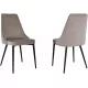 Стул для дома Бюрократ CH-K4_2 комплект 2шт т.бежевый Holland 61 металл черный на ножках (CH-K4_1/HL61_2)