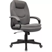 Кресло руководителя Бюрократ CH-668 темно-серый Holland 18 крестов. пластик