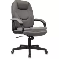 Кресло руководителя Бюрократ CH-668 темно-серый Holland 18 крестов. пластик