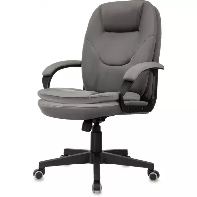 Кресло руководителя Бюрократ CH-668 темно-серый Holland 18 крестов. пластик