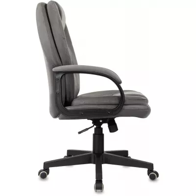 Кресло руководителя Бюрократ CH-668 темно-серый Holland 18 крестов. пластик