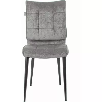 Стул для дома Бюрократ CH-K10 серый Light 19 металл черный на ножках (CH-K10_1/LT19)