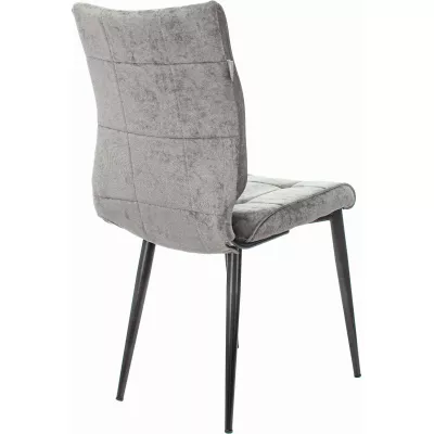 Стул для дома Бюрократ CH-K10 серый Light 19 металл черный на ножках (CH-K10_1/LT19)