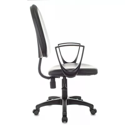 Кресло Бюрократ CH-1300N черный Престиж+ экокожа крестов. пластик