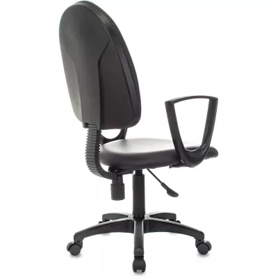 Кресло Бюрократ CH-1300N черный Престиж+ экокожа крестов. пластик