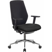 Кресло Бюрократ CH-545SL черный 38-418 крестов. металл хром