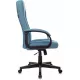 Кресло руководителя Бюрократ T-898 синий 38-415 крестов. пластик