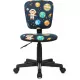 Кресло детское Бюрократ CH-204NX темно-синий космонавт крестов. пластик