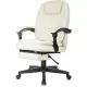 Кресло руководителя Бюрократ CH-868N-BF слоновая кость экокожа крестов. пластик подст.для ног