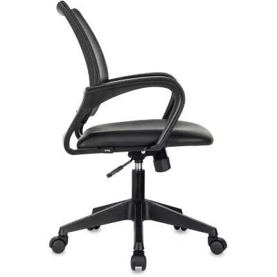 Кресло Бюрократ CH-695N черный экокожа крестов. пластик