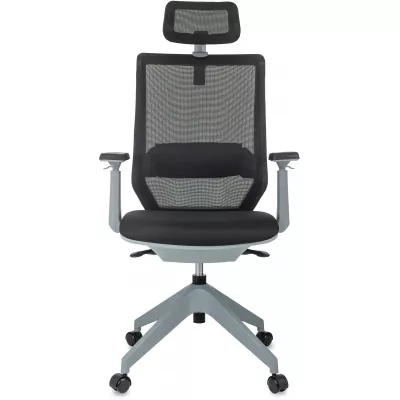 Кресло эргономичное Бюрократ MC-G611NL-H черный Elastic-102 с подголов. крестов.4-луч. пластик пластик серый