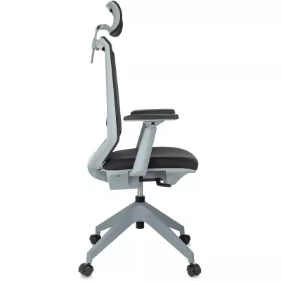 Кресло эргономичное Бюрократ MC-G611NL-H черный Elastic-102 с подголов. крестов.4-луч. пластик пластик серый