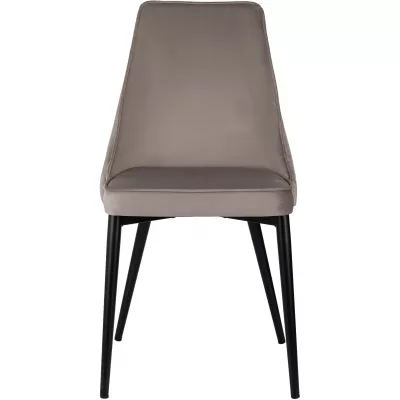 Стул для дома Бюрократ CH-K4 т.бежевый Holland 61 металл черный на ножках (CH-K4_1/HL61)