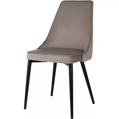 Стул для дома Бюрократ CH-K4 т.бежевый Holland 61 металл черный на ножках (CH-K4_1/HL61)