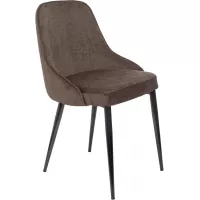 Стул для дома Бюрократ CH-K3 коричневый Light 10 металл черный на ножках (CH-K3_1/LT10)