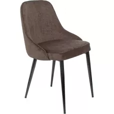 Стул для дома Бюрократ CH-K3 коричневый Light 10 металл черный на ножках (CH-K3_1/LT10)
