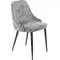 Стул для дома Бюрократ CH-K3 серый Light 19 металл черный на ножках (CH-K3_1/LT19)