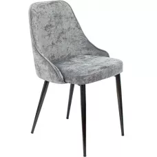 Стул для дома Бюрократ CH-K3 серый Light 19 металл черный на ножках (CH-K3_1/LT19)
