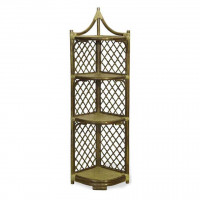 Этажерка угловая из ротанга