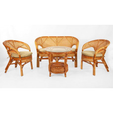 Комплект Пеланги для террасы с диваном и круглым столом