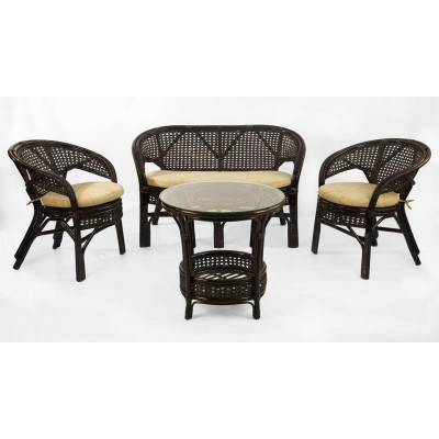 Комплект Пеланги для террасы с диваном и круглым столом