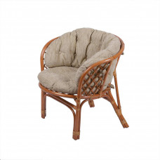 Кресло Багама с полной светлой подушкой