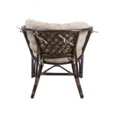 Кресло Багама с полной светлой подушкой