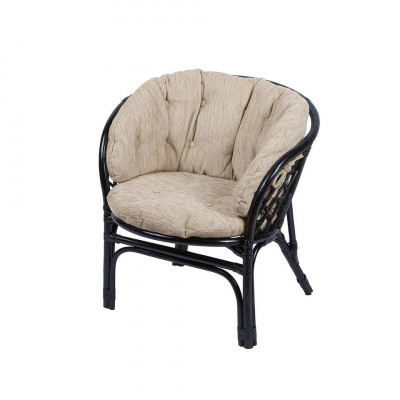 Кресло Багама с полной светлой подушкой