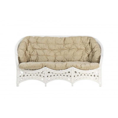 Диван плетеный 3-местный Черчилль