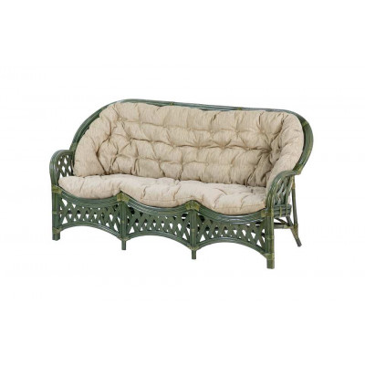 Диван плетеный 3-местный Черчилль