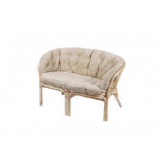 Диван Багама с полной светлой подушкой