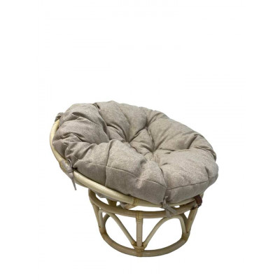 Кресло папасан-мини для детей с бежевой подушкой