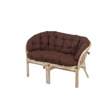 Диван Багама с полной коричневой подушкой