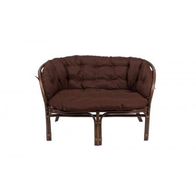 Диван Багама с полной коричневой подушкой